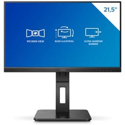 Monitor AOC 21'5 22P2ES LED 75Hz FHD com base ajustável - 22P2ES - 1