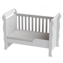 Ver imagem 3 de Berço Americano Mirelle com Colchão para Berço Americano e Guarda Roupa Ternura Baby 4 Portas