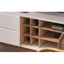 Ver imagem 6 de Rack com Painel Extensível para TV até 70 Polegadas 180CMX172,2cm Pés em Madeira Maciça Adega Noronha Branco