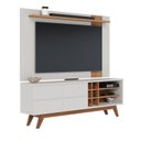 Ver imagem 2 de Rack com Painel Extensível para TV até 70 Polegadas 180CMX172,2cm Pés em Madeira Maciça Adega Noronha Branco