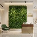 Ver imagem 2 de Kit 18 Placas Parede Verde sem Manutenção Altamente Realista Folhagem Mista Fácil Instalar Premium