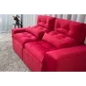 Sofá Retrátil e Reclinável 1,50m em Tecido Suede Vermelho - 1