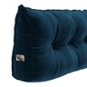 Almofada para Cabeceira Encosto Apoio Lombar Spot 160cm com Porta Celular Veludo - Desk Design - 6
