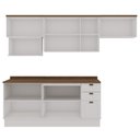 Ver imagem 4 de Cozinha Completa 6PÇS 9 Pts 3 Gav Iluminata Branco/Ebano