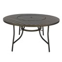 Ver imagem 2 de Conjunto Mesa Redonda 150cm com Giratória Central Porto Rico e 4 Poltronas com Tela Cannes 