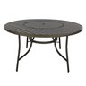 Conjunto Mesa Redonda 150cm com Giratória Central Porto Rico e 4 Poltronas com Tela Cannes  - 2