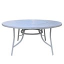 Ver imagem 2 de Conjunto Mesa Redonda 150cm com Giratória Central Porto Rico e 4 Poltronas com Tela Cannes