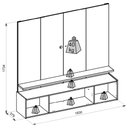 Ver imagem 6 de Painel para TV até 75 Polegadas Intense 183 cm