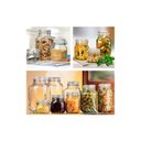 Ver mais imagens de Kit 5 Potes de Vidro Hermético Original FIDO Terrina 2000 ml Ø 12 mm Multiuso Original Fido Bormioli