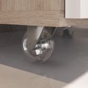 Ver imagem 3 de Conjunto Gabinete Banheiro Creta 60cm (gabinete+espelheira+cuba) Madeirado Branco