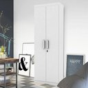 Ver imagem 3 de Conjunto de Escritório Office Escrivaninha com Rodizios Multiuso Branco