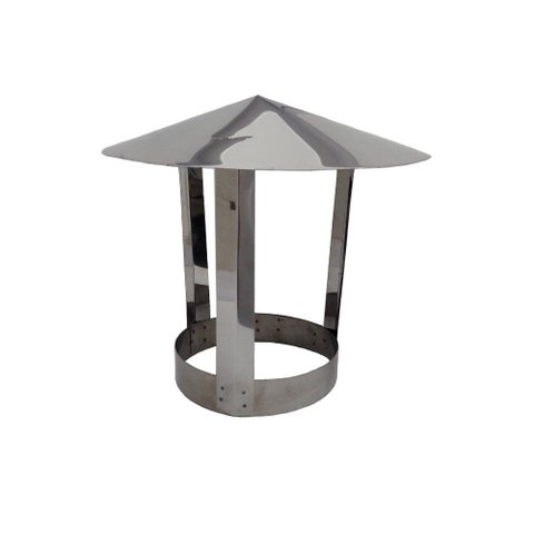 Chapéu Chaminé Inox Fixo 200mm - Volpato