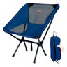 Cadeira Dobrável de Camping Pesca Azul com Tela - 2