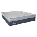 Ver imagem 4 de Cama Box Conjugado Queen com Colchão 158x72x198 Primeline Gel Gazin Cr35343 Azul Escuro