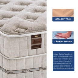 Colchão Queen King Koil Size Grand Comfort Macio 158x198 - 5