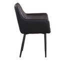 Ver imagem 6 de Cadeiras Jantar Estofadas Courino C/ Costura Matelassê 4 Un Cor:preto