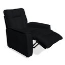 Ver imagem 3 de Poltrona do Papai Reclinável Manual Comfort Veludo Preto - Vimont Moveis