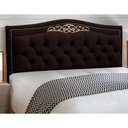Ver imagem 4 de Cabeceira Estofada Box Casal King Size 195cm Corino Marrom