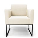 Ver imagem 5 de Poltrona Sala Decorativa Marisa Industrial Preto Veludo D03 - D’Rossi