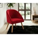Ver imagem 3 de Conjunto 2 Cadeiras Luna Decorativa Ergonômica Pés Madeira para Sala de Jantar,cozinha ou Quarto-vel