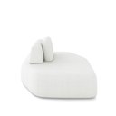 Ver imagem 3 de Sofá Ilha Dakota Chaise 168cm Modulado Encosto Almofada Solta Bouclê Offwhite G33 - Gran Belo