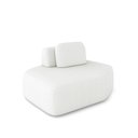 Ver imagem 2 de Sofá Ilha Dakota Chaise 168cm Modulado Encosto Almofada Solta Bouclê Offwhite G33 - Gran Belo