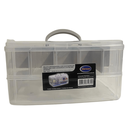 Ver imagem 2 de Maleta Organizadora Multiuso Modular Gde 10 Div Transparente
