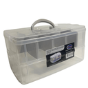 Ver imagem 1 de Maleta Organizadora Multiuso Modular Gde 10 Div Transparente