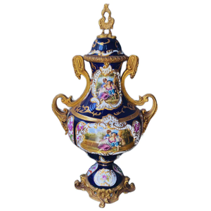 Potiche Decorativo em Porcelana Limoges