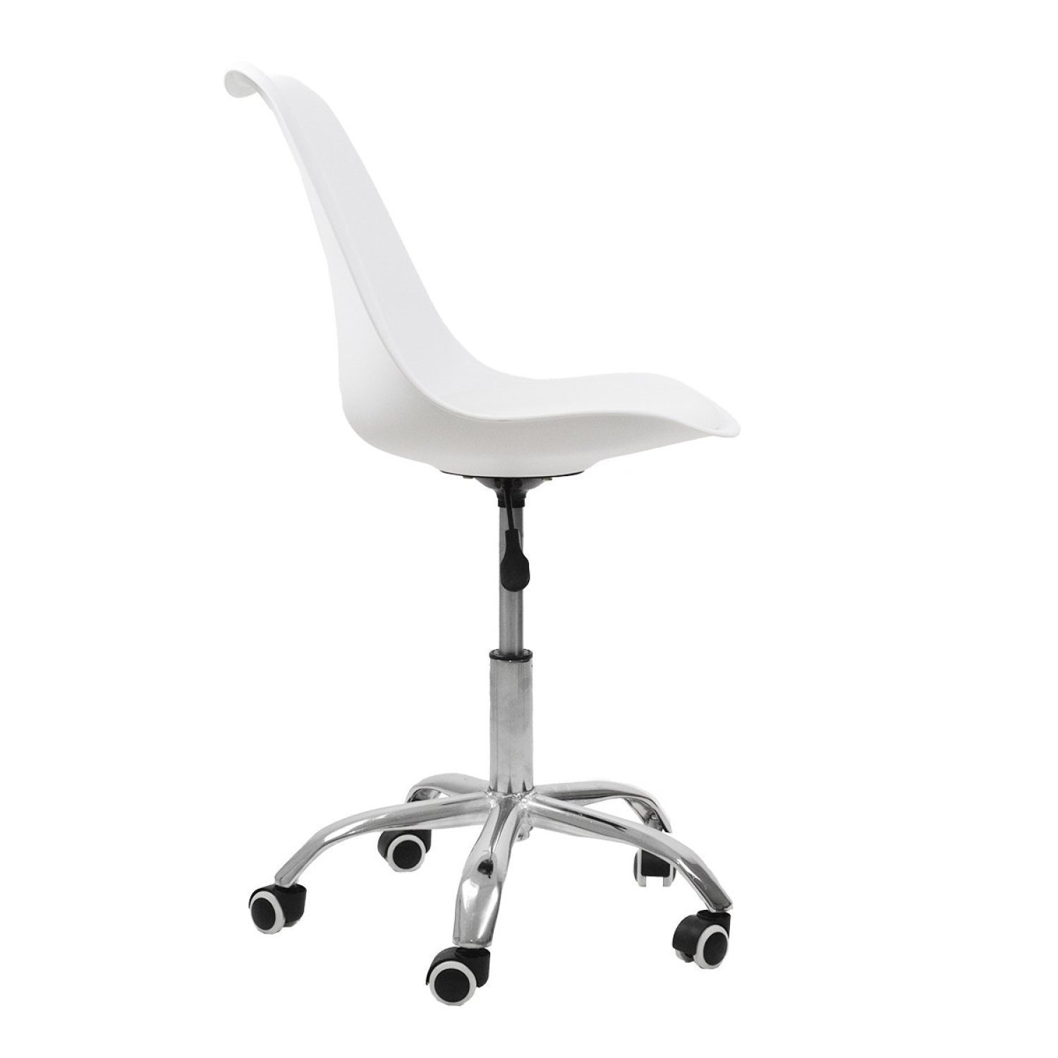 Cadeira Office Decorativa Base Cromada com Rodizio Giratória Saarinen Oficial Webshop - 6