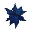 Flor Artificial Veludo Azul 25cm - 1