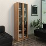 Kit 3 Armários para Escritório com Portas de Vidro ME4115 - 2