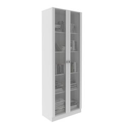 Kit 3 Armários para Escritório com Portas de Vidro ME4115 - 4