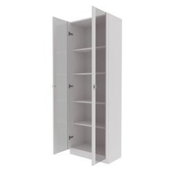 Kit 3 Armários para Escritório com Portas de Vidro ME4115 - 3