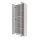 Ver imagem 6 de Kit 3 Armários para Escritório com Portas de Vidro ME4115 Branco