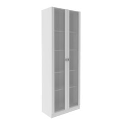 Kit 3 Armários para Escritório com Portas de Vidro ME4115 - 5