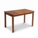 Ver mais imagens de Conjunto Mesa com 4 Cadeiras de Madeira Maciça para Jardim e Varanda Marrom Ember