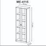 Kit 3 Armários para Escritório com Portas de Vidro ME4115 - 7