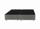 Ver imagem 2 de Cama Box Queen Bipartido C/ Cama Auxiliar Suede 40x158x198 - Santo Box:cinza