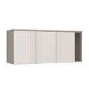 Ver imagem 1 de Módulo Aéreo para Quarto 3 Portas Elegance Cinza/Niquel/Blanc