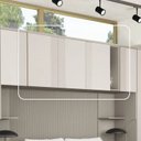 Ver imagem 2 de Módulo Aéreo para Quarto 3 Portas Elegance Cinza/Niquel/Blanc