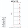 Kit 3 Armários para Escritório com Portas de Vidro ME4115 - 7