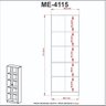 Kit 2 Armários para Escritório 2 Portas ME4115 e ME4105 Tecno Mobili - 7