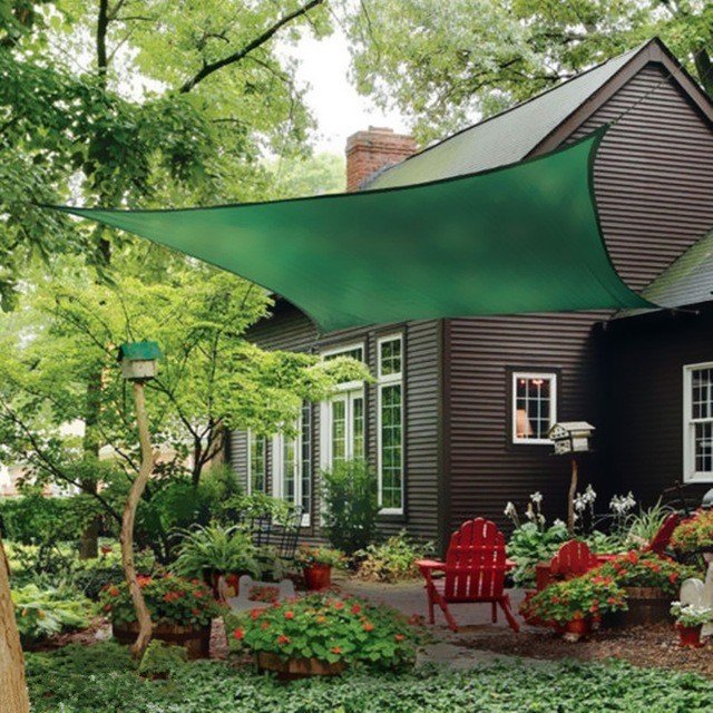 Tela Toldo de Sombreamento Shade Decorativa Verde - 4x9,5 - 5