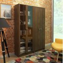 Ver imagem 1 de Kit 2 Armários para Escritório 2 Portas ME4115 e ME4105 Tecno Mobili