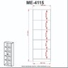 Kit 2 Armários para Escritório 2 Portas ME4115 e ME4105 Tecno Mobili - 7
