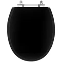 Ver imagem 1 de Assento Sanitário Acrílico Spot Preto para vaso Deca