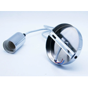 Ver imagem 3 de 05 Kit Lustre Pendente Cromado Vintage Retrô Edison+ 05 Lâmpada Led Bulbo E27 9w