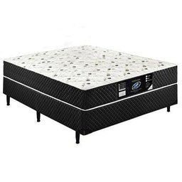 Cama Box Conjugado Viúva SP Móveis Molas Ensacadas - 44x128x188cm - 1