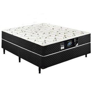 Cama Box Conjugado Viúva SP Móveis Molas Ensacadas - 44x128x188cm